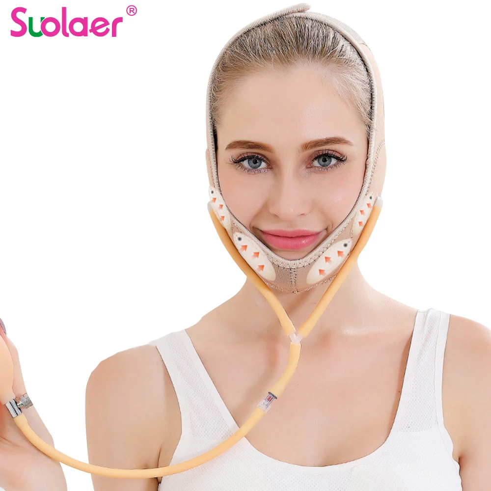 3 цвета воздушный пресс подтягивающий пояс V маска для подтяжки лица массажер щек