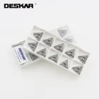 10 шт. DESKAR TNMG160404 TNMG160408 R-S L-S R-VF L-VF TS HQ MT LF90 wc (карбид вольфрама токарных инструментов Токарный станок для резки лезвия Универсальный