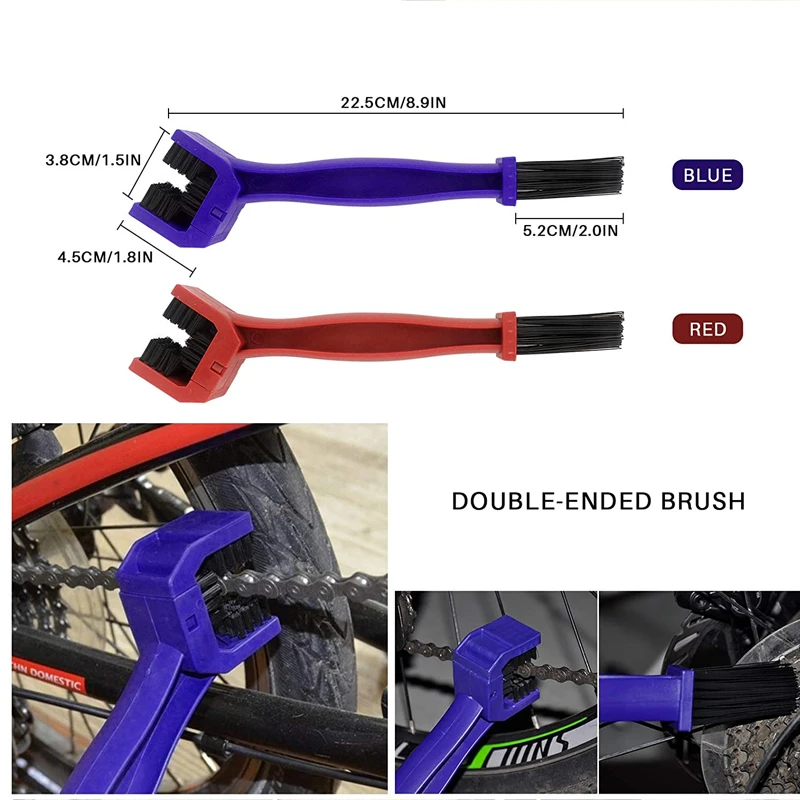 

Mountain Cycling Cleaning Kit Portable Bicycle Chain Cleaner Bike Brushes Scrubber Wash Tool Outdoor Accessory Dropshipping