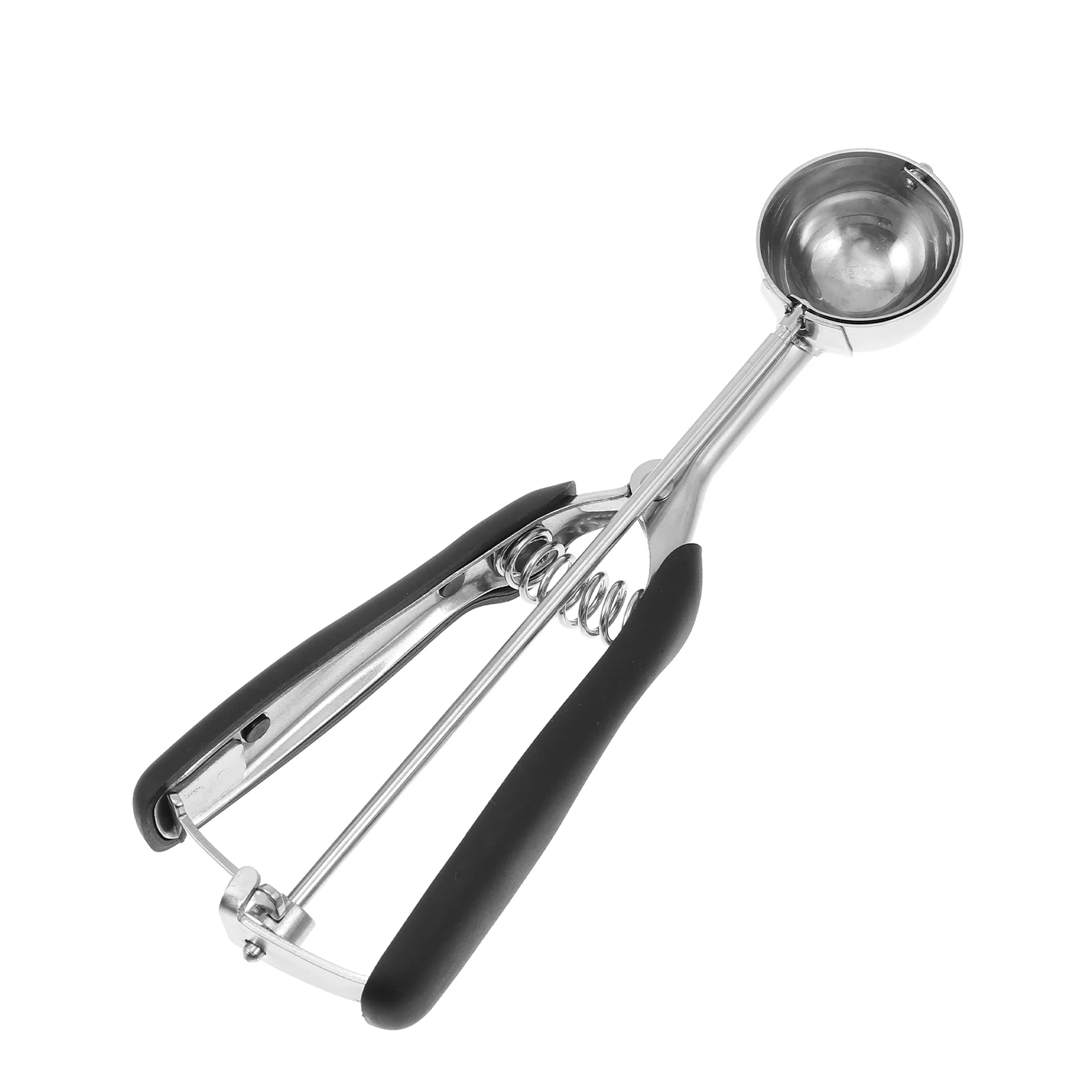 

2pcs Ice Cream Cookie Scoop Stainless Steel Baking Scoop with Trigger Release
