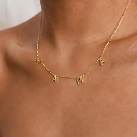 Женское модное ожерелье с надписью Love Forever, ювелирные изделия, подарки для мам, подвески для мамы, 2021, колье, женское колье BFF