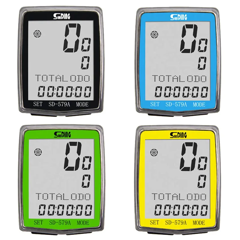 

Sunding Wired Bicycle Computer Waterproof Bike Odometer Speedometer Stopwatch Thermometer Cycling Accessories 8 Language