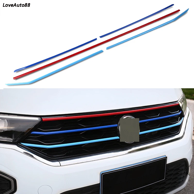 Автомобильная передняя решетка средняя сетка наклейка для Volkswagen VW T-roc T roc автомобильные аксессуары