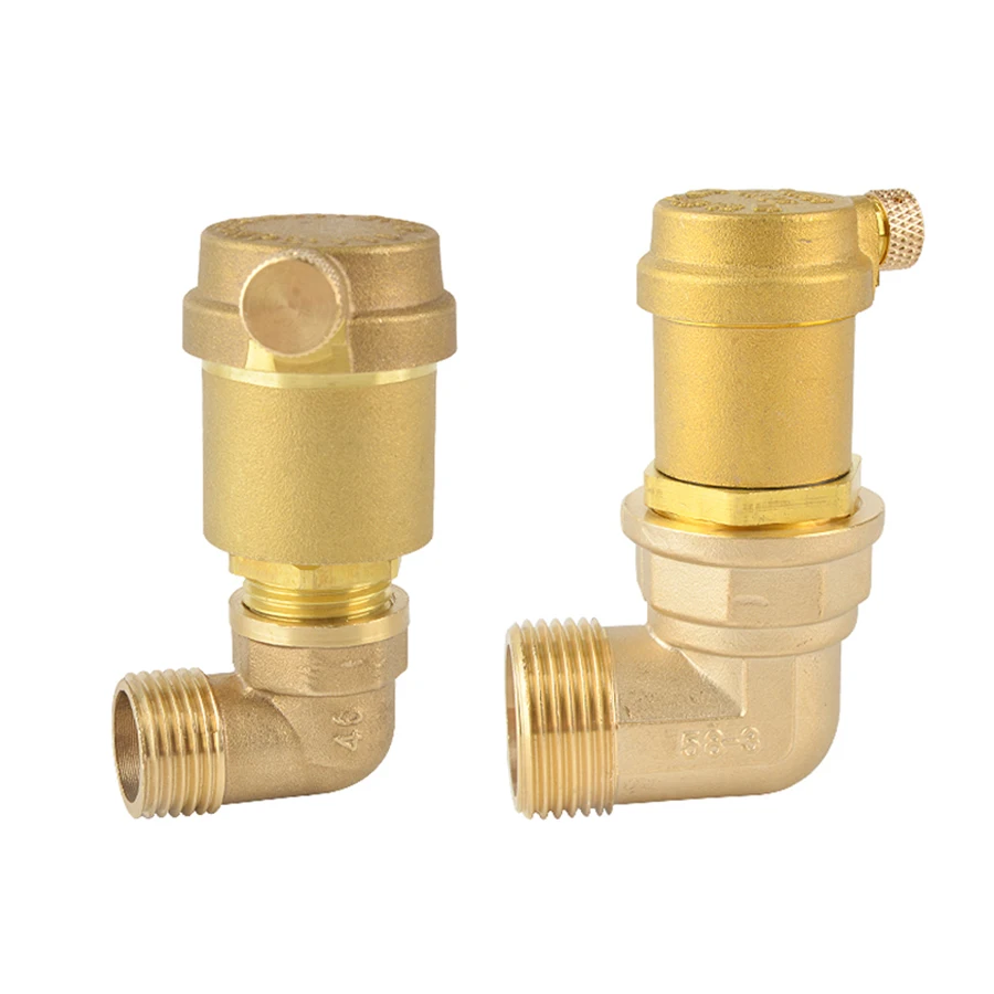 

1/2" 3/4" 1" Brass Elbow flat port exhaust valve 1.6 MPa Pressure DN15 DN20 For Solar Water Heater Pressure Relief Value Tools