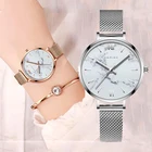 Новые женские роскошные Брендовые Часы NIBOSI reloj, простые Кварцевые водонепроницаемые наручные часы, женские модные повседневные часы