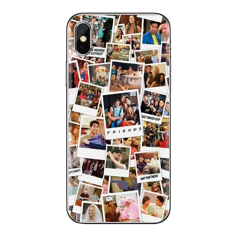 Transparent TPU Bag Case For Samsung Galaxy S2 S3 S4 S5 MINI S6 S7 edge S8 S9 Plus Note 2 3 4 5 8 Coque Fundas Friends TV Series |