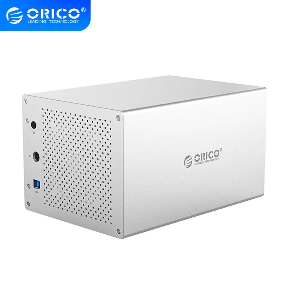 Чехол для жесткого диска ORICO 5 Bay 3 дюйма SATA к USB3.0 поддержка Гбит/с 50 ТБ алюминиевая