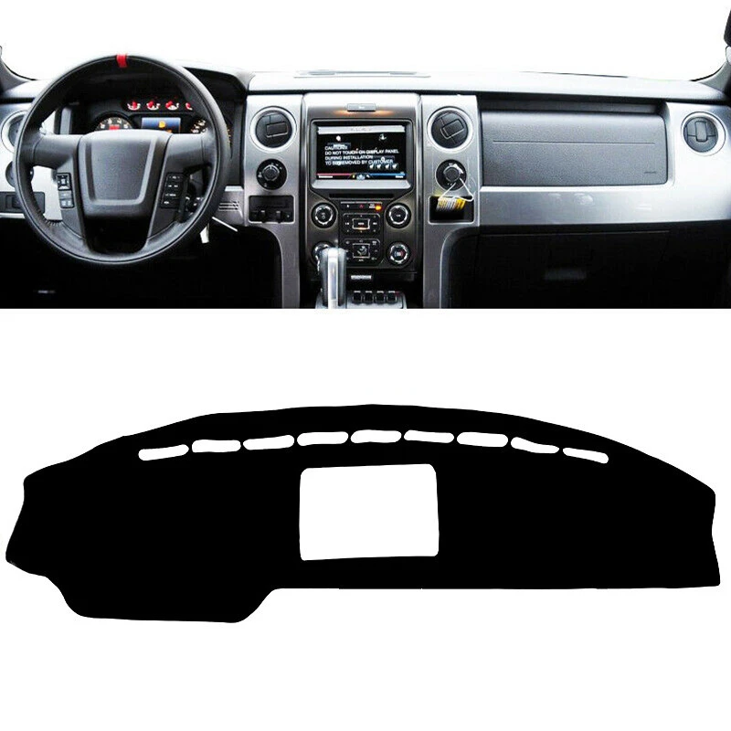 

Auto Dashmat Dashboard Cover Mat Pad Anti-glare Sun Shade Dash Pad Carpet For Ford F-150 F150 Lobo Raptor 2009-2014 Accessories