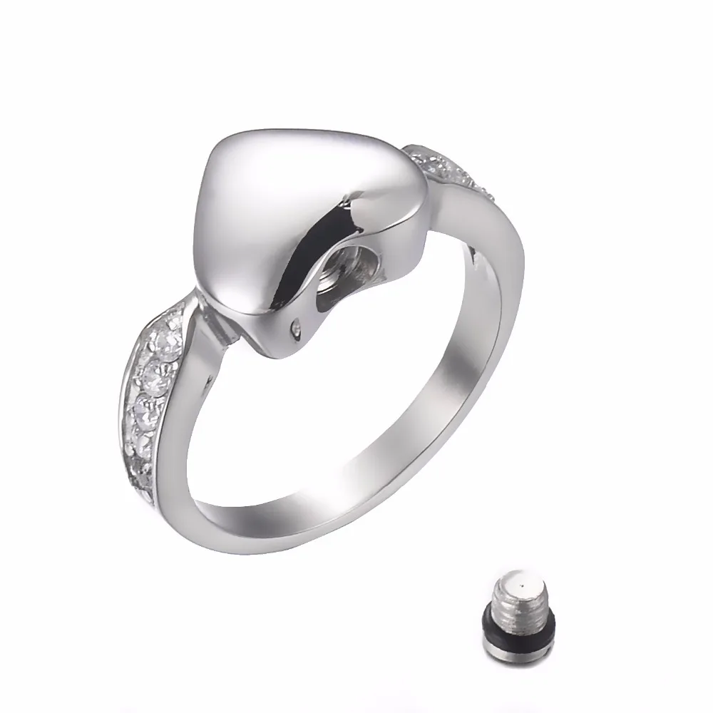 Мемориальное кольцо из нержавеющей стали для кремации, Размер 7-9, пепельное кольцо с урной для праха, юбилейное ювелирное изделие на память, заказное имя