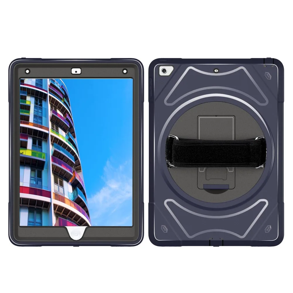 9 7 дюймов чехол для Apple iPad 2/3/4 Heavy Duty ударопрочный защитный с 360 Вращающийся ремешок