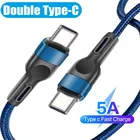 Кабель USB C-USB C для быстрой зарядки iPad Pro 12 м 60 Вт, кабель для быстрой зарядки для Xiaomi 10, Redmi note 9, 11, 10 Pro, K40