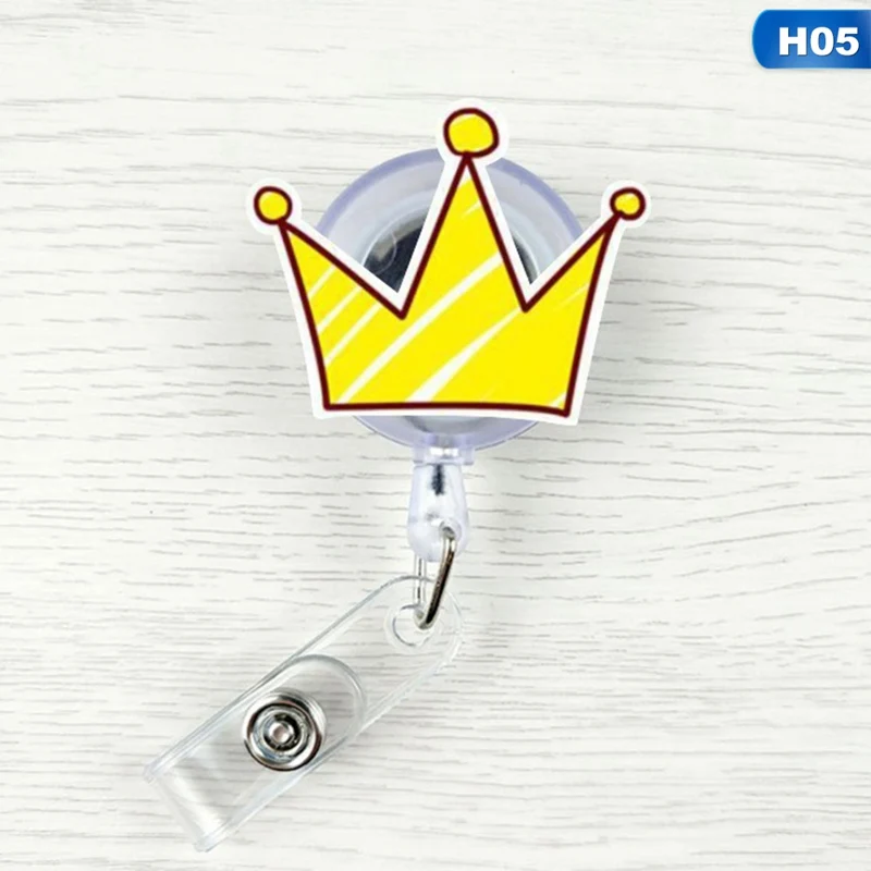 1 шт. мультяшный выдвижной держатель для бейджа катушка ID ключа шнурок с именной