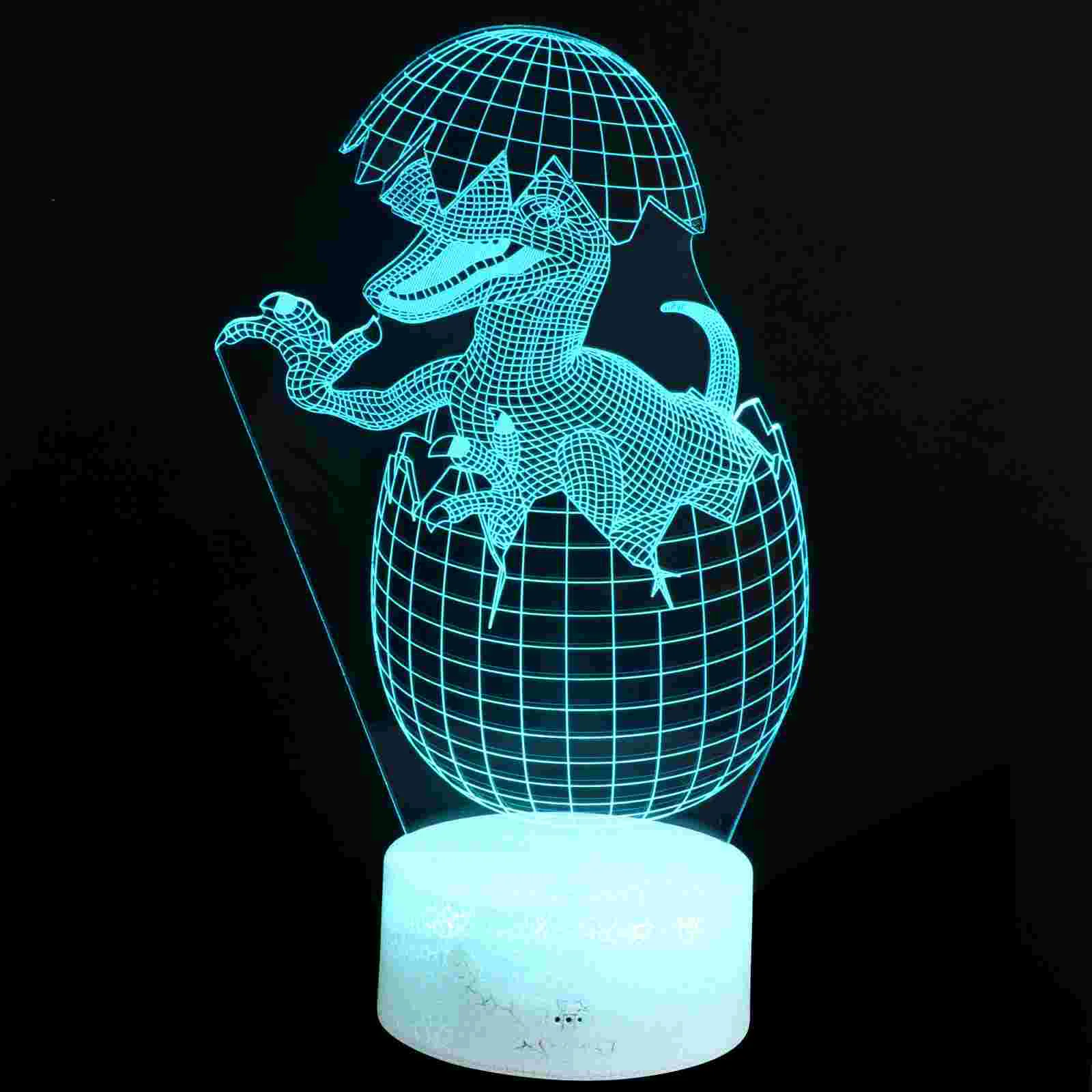 

3D Night Light Tabletop Lamp Decorative Visual Lamp (Assorted Color)
