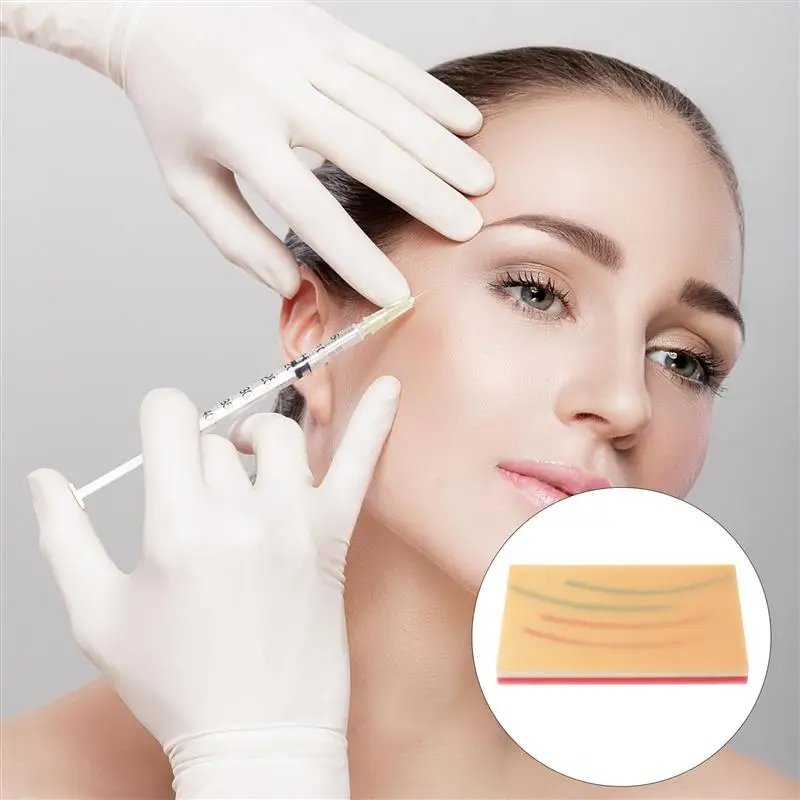 

Portable Great Useful Skin Suture Kit Injection Training Model for venipuncture Nurse Student