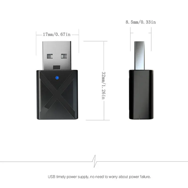 Беспроводной Bluetooth передатчик 2 в 1 с USB приемник стерео аудио музыкальный адаптер