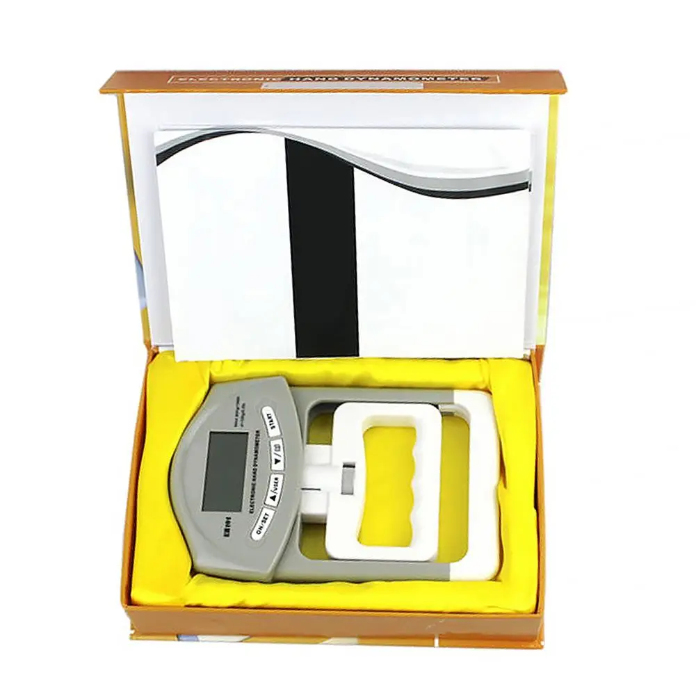 

Electronic Digital Hand Dynamometer Sports Tools Grip Strength Measurement Meter Auto Capturing Hand Grip Power 200 Lbs / 90 Kgs