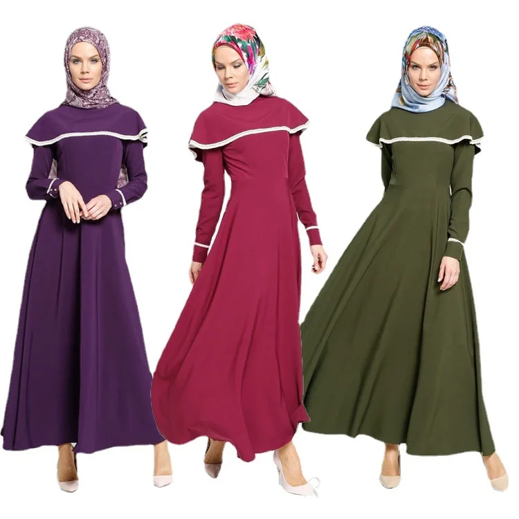 Длинное платье для мусульманской женщины, длинное платье Дубай, женское турецкое лоскутное индийское платье