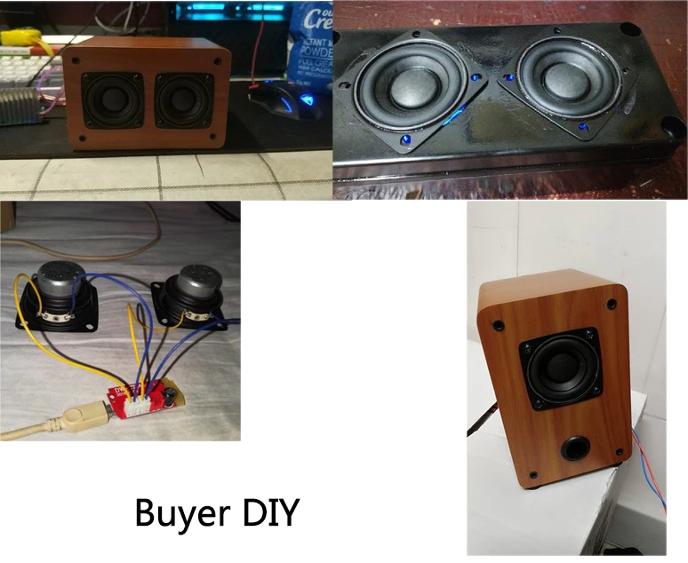 2 шт полный диапазон 2 дюймов динамик 15 Вт DIY Саундбар Бумбокс блок портативный радио 10 Вт 20 Вт 4 Ом динамик HIFI Bluetooth динамик s 55 мм