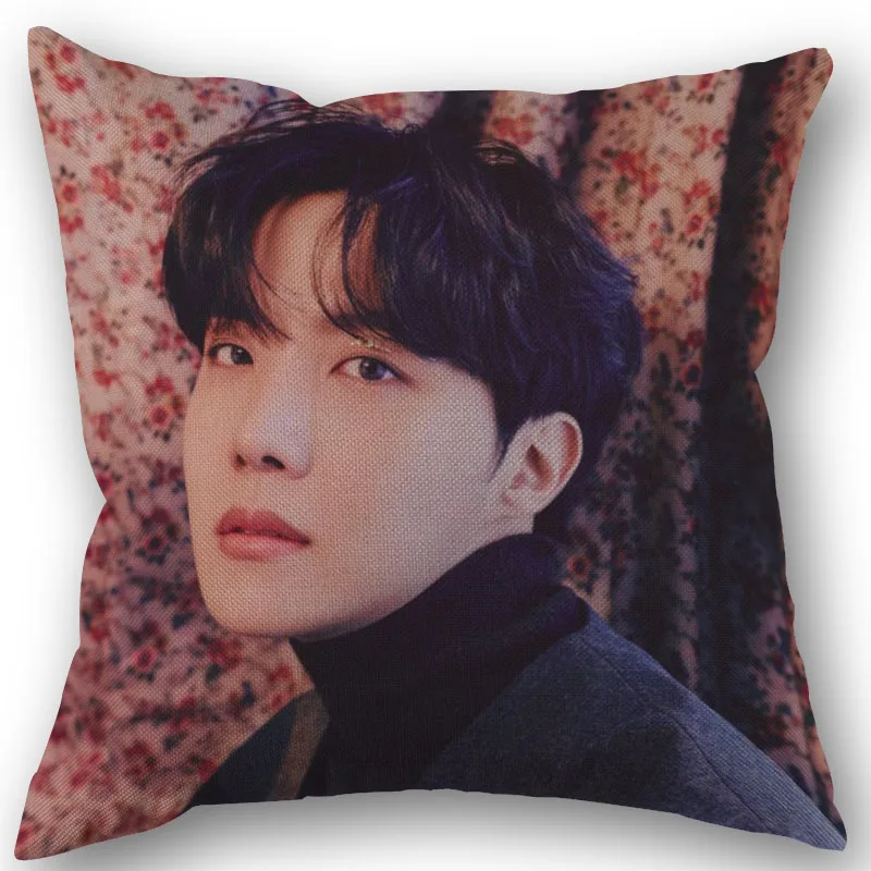 Пользовательская Подушка J Hope чехол свадебная подушка для дома наволочка 45x45 (с