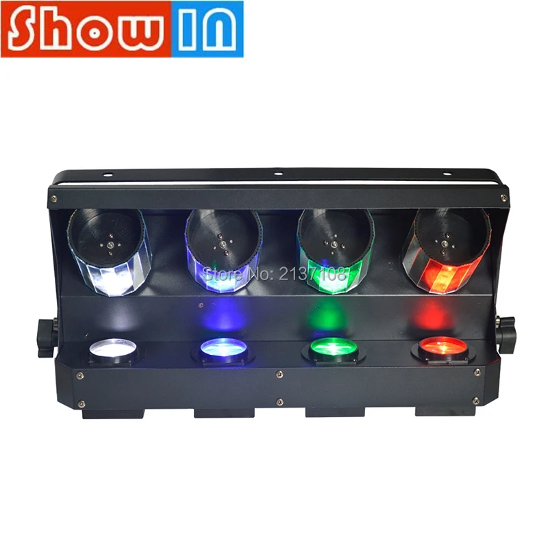 4 шт./лот 4*100 Вт RGBW светодиодный светильник с роллевым сканированием DMX Luces DJ диско