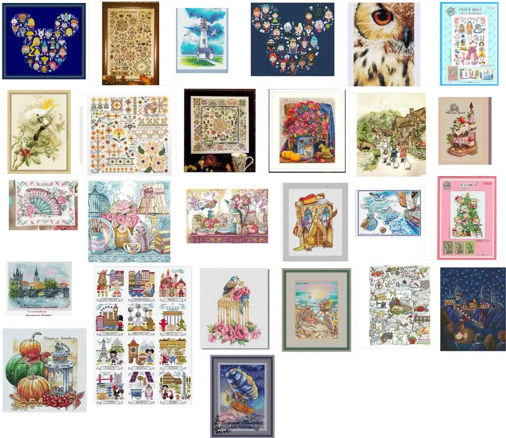 Вышивка DW из 2731 хлопка Набор для вышивки крестиком с вышивкой | Дом и сад