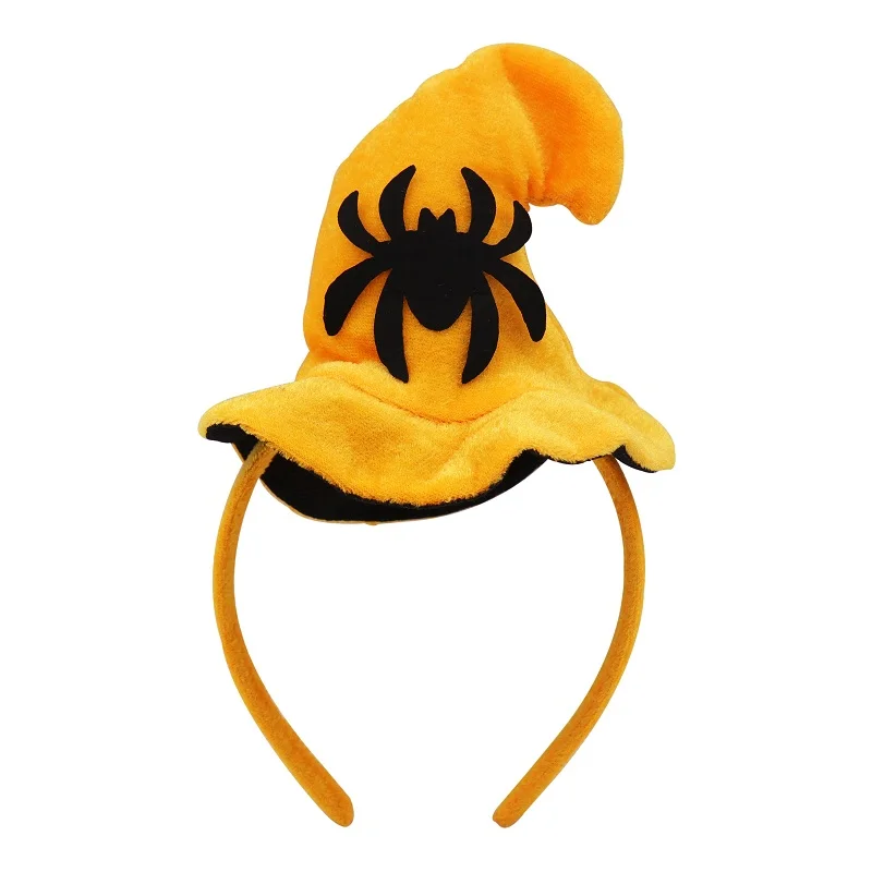 C spider 1 шт. милые повязки для волос на Хеллоуин, скелеты, крылья летучих мышей, тыква, головные уборы, украшения для рождественской вечеринки, детский головной убор, украшение - Цвет: C spider