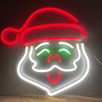 ins new led usb neon lights santa claus acrylic modeling lights christmas atmosphere decoration party party home decoration gift