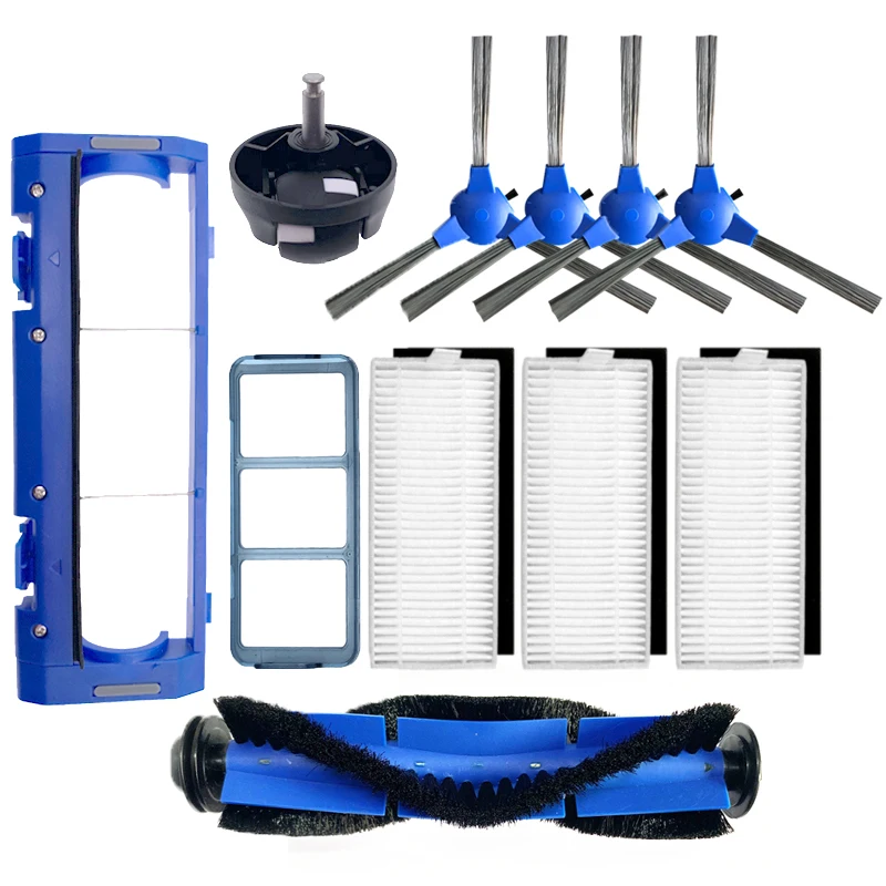 

er Side Brush Cover Roller Filter Sponge Tool Kit for Eufy RoboVac 11S