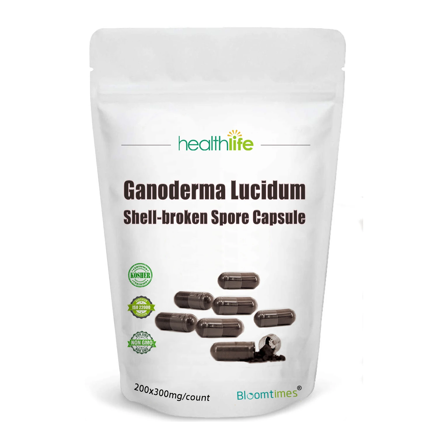Капсулы с экстрактами грибов и кордицепсов Reishi Ganoderma Lucidum капсулы экстрактом