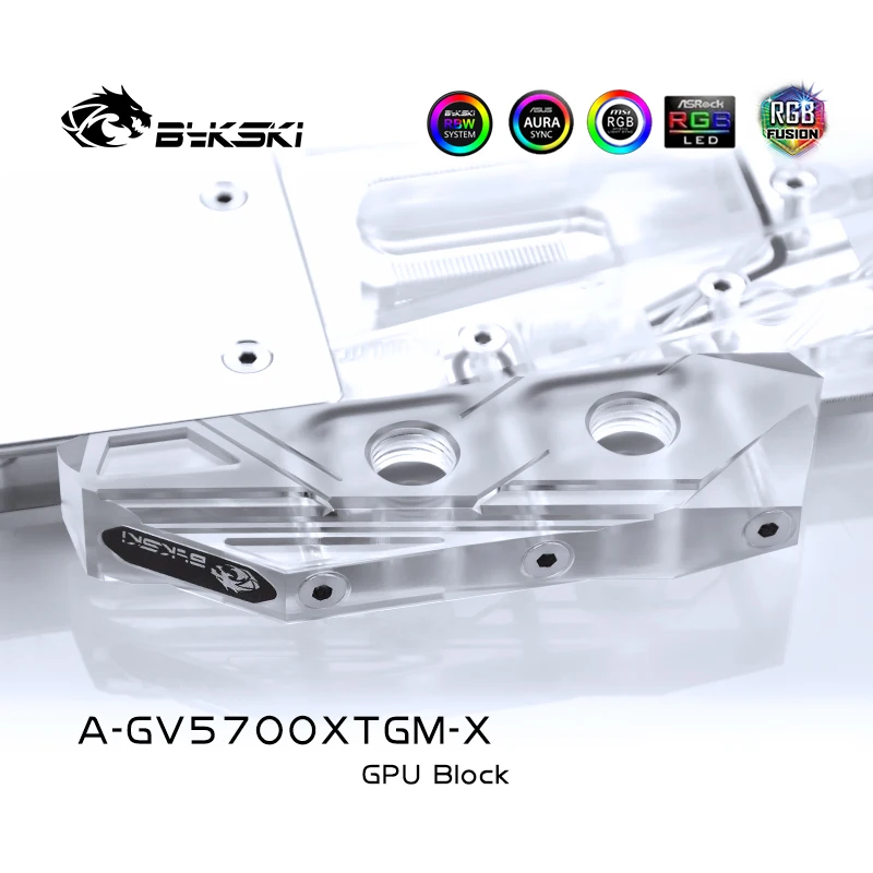 Чехол Bykski для GIGABYTE Radeon RX5700XT GAMING OC 8G Card VGA Cooler с поддержкой синхронизации |