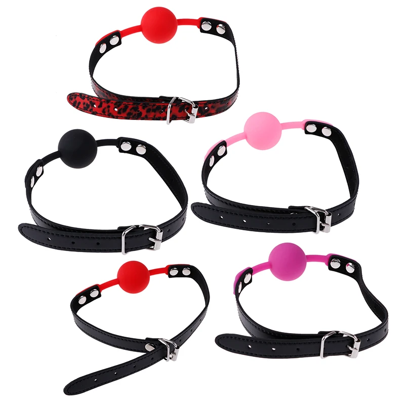 Силиконовый мяч для взрослых открытый рот кляп секс бондаж фаршированные БДСМ