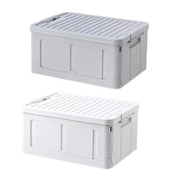 folding plastic storage crates large capacity collapsible container for student dormitory toy clothes toy cw