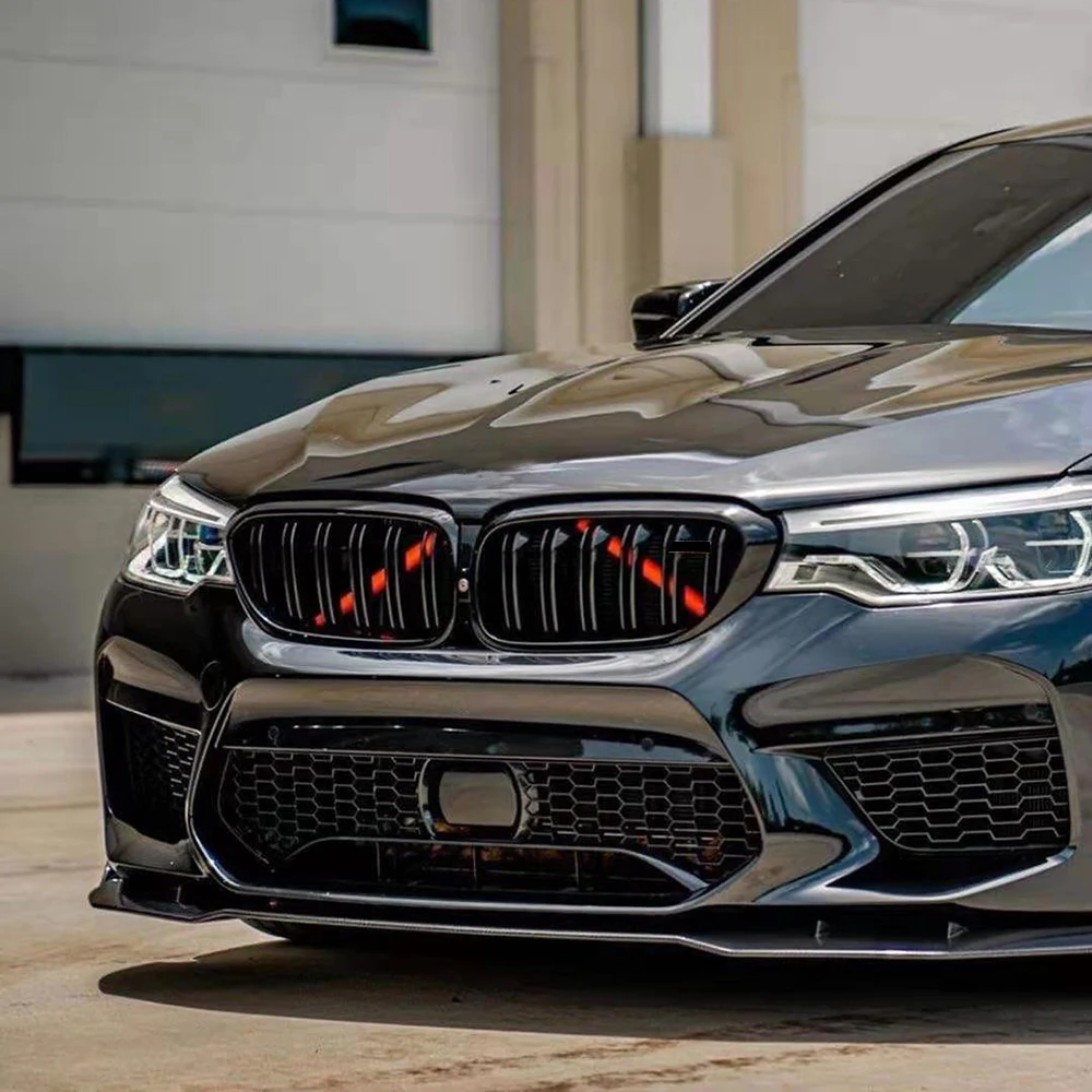 

Front Grille Trim Strips Cover for BMW F30 F32 F10 F11 F01 F02 F20 3 5 7 Series Car Sport Styling Decoration Accessories Sticker