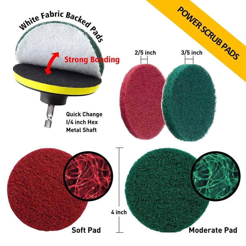 Щетка для дрели и скрабы мощная дрель-скраб насадки щеток с расширителем сверла