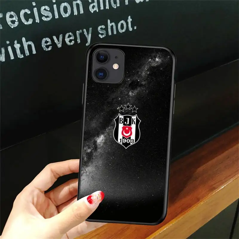 

BJK Besiktas Football Team Phone Case For Iphone 5 5S SE 6 6s 7 8 plus X Xr XS 11 12 Mini Pro Max Cover Fundas Coque