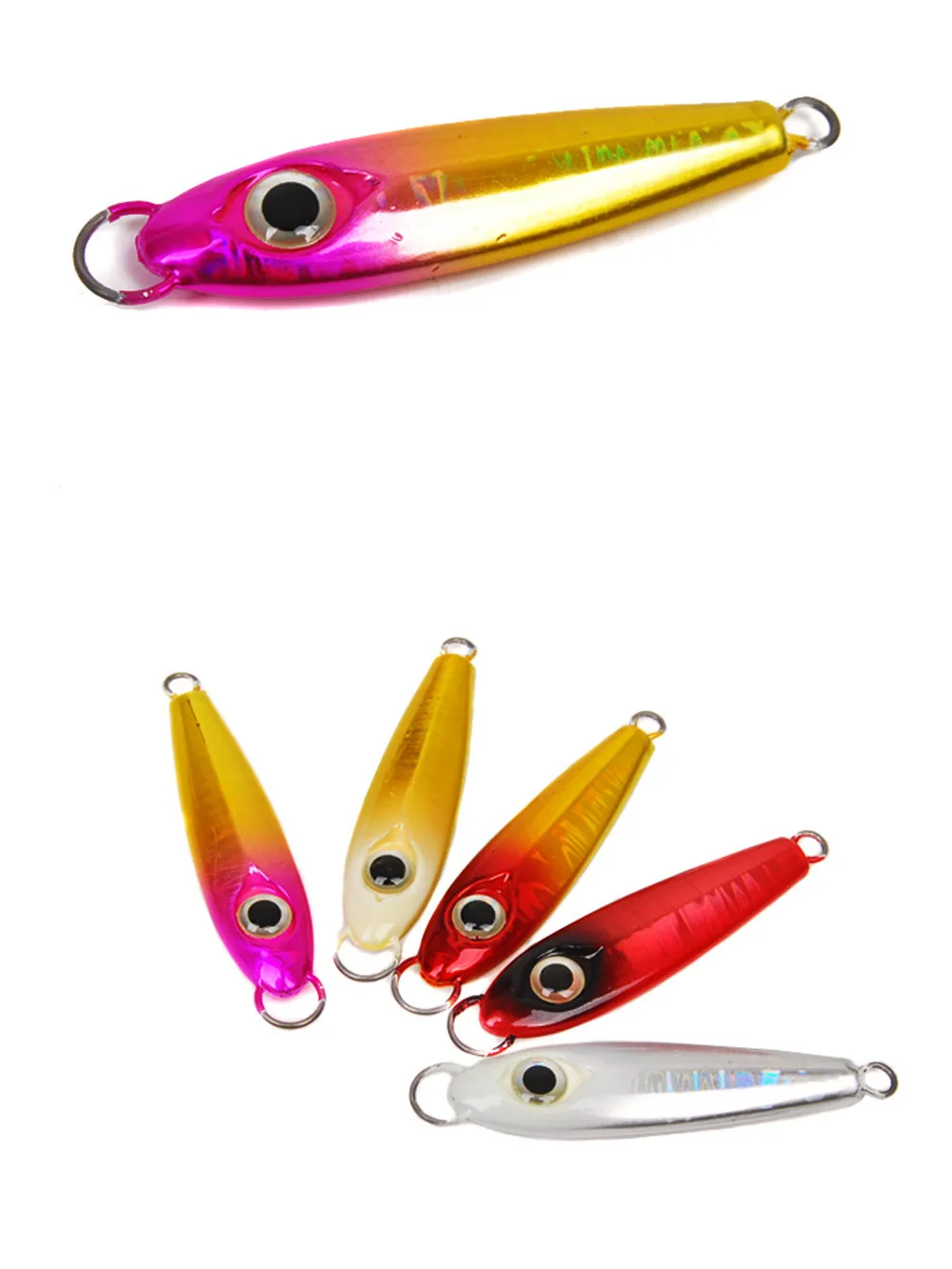 5 шт. светящаяся медленная джигггинг металлическая джиг глубоководная Ночная