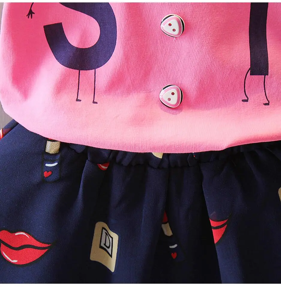 Модные комплекты одежды для маленьких девочек летняя новая детская одежда