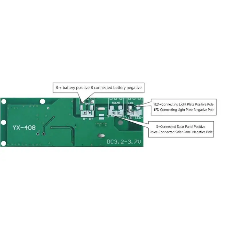 3 2 V 7 датчик движения Солнечный настенный светильник PCB солнечный Управление