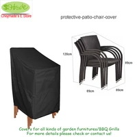 outdoor waterproof cover garden furniture rain cover chair sofa protection rain dustproof woven polyester convenient cover