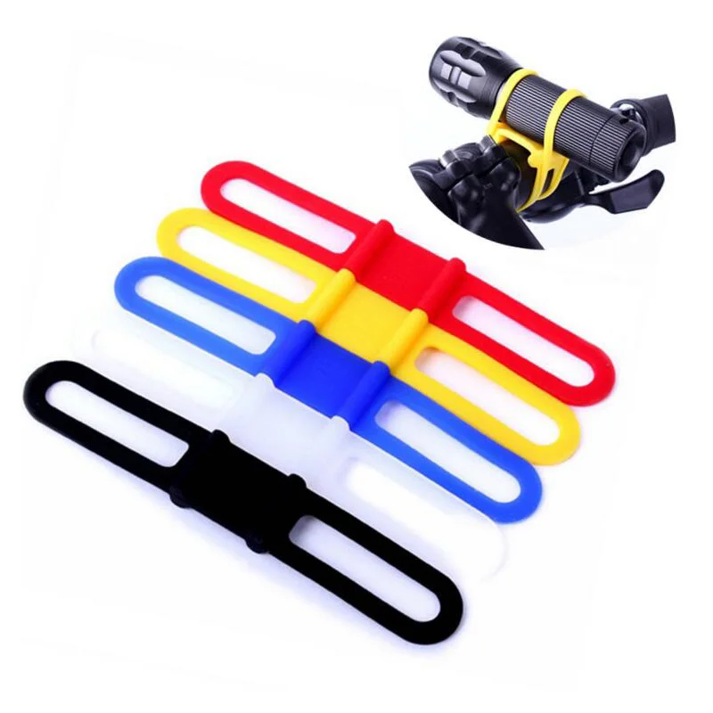 Велосипедный светильник эластичный бандаж силиконовый руль для велосипеда флэш