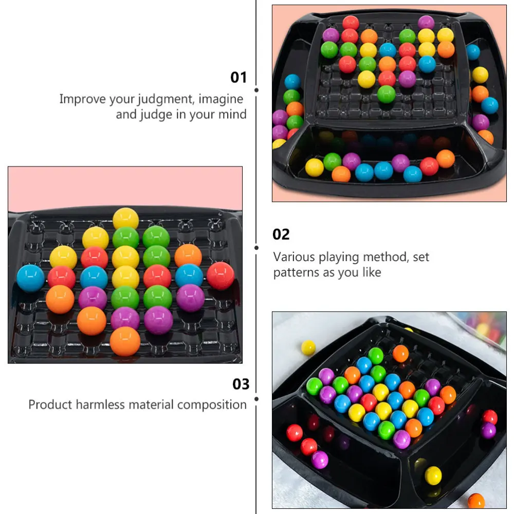 

1Pc Parent-child Interactive Rainbow Matching Fun Board Game for Kids