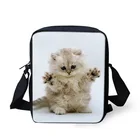 Женские сумки Kawaii 3D Pet Cat, маленькая сумка-мессенджер для дам, известный бренд, сумка через плечо, школьная сумка через плечо Bolsa