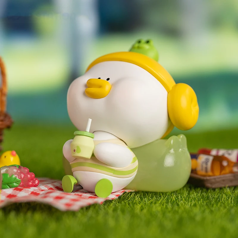 

New Funny Duck Blind Box Action Figure Lovely Kawaii Bedtime Series Animal Model Kids Toy Christmas Gifts Doll Ornaments