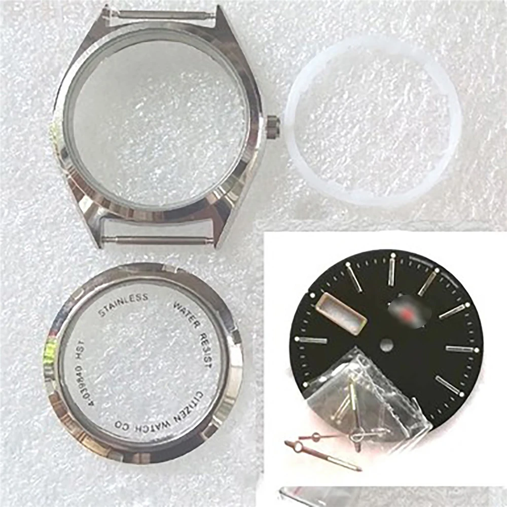 36mm Steel Watch Case 29mm Watch Cover For 8200 Movement 28.5mm Dial with Watch Hands for 8200 Movement Accessories