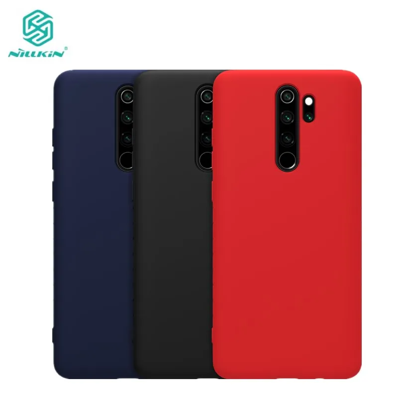 Защитный чехол Nillkin из мягкого жидкого силикона защитный для Xiaomi Redmi Note 8 Pro