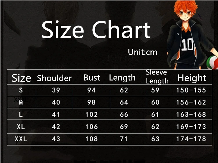 

Haikyuu!! Hinata Shoyo Ueno High School Volleyball Uniform Cosplay Costume Unisex Halloween Sweatshirt sports suit