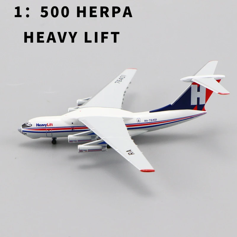 1:500 масштаб HERPA миниатюрная Тяжелая лифтинг IIYUSHIN IL-76 ограниченная редкая