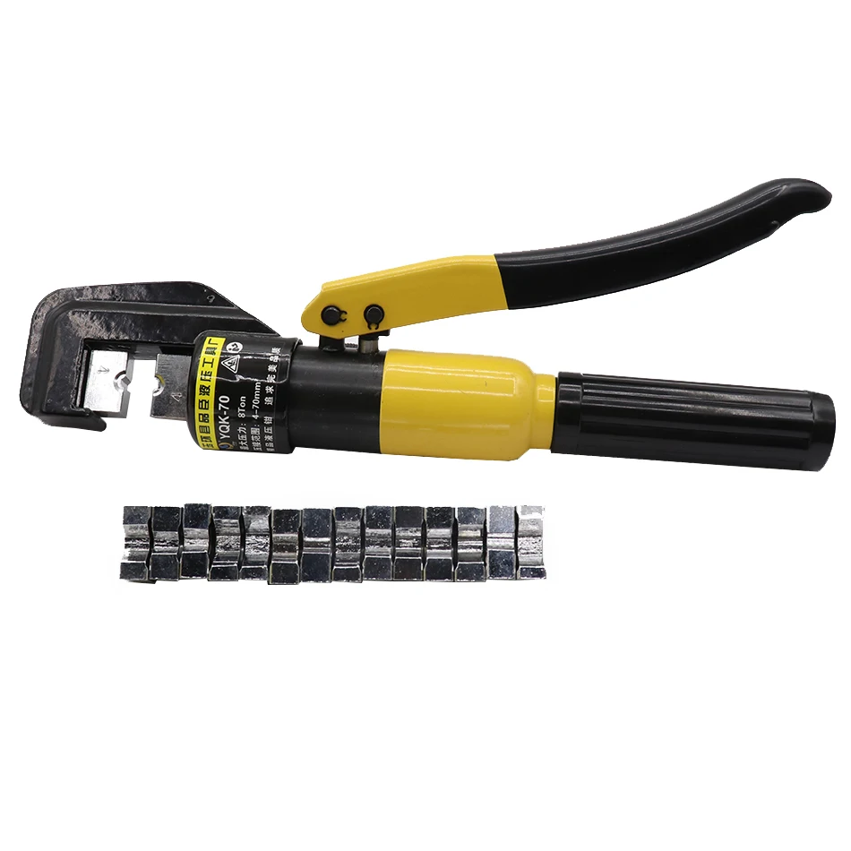 Маленький гидравлический зажим 70 Обжимные Щипцы для кабеля мощный