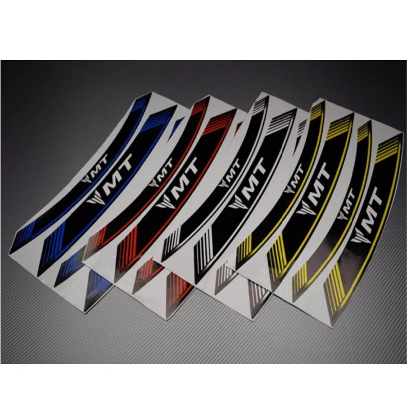 8 X пользовательские внутренняя обод наклейки для колес в полоску полоски по