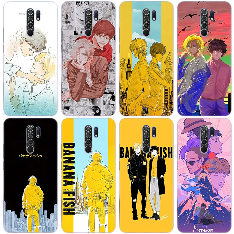 hot banana fish anime silicone case for xiaomi redmi note 10 9 pro max 10s 9s 8t 8 8a 9 9a 9c 9t k40 pro 5g soft cover free global shipping
